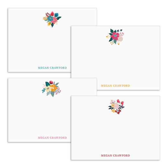 Posh Posies Flat Note Card Collection